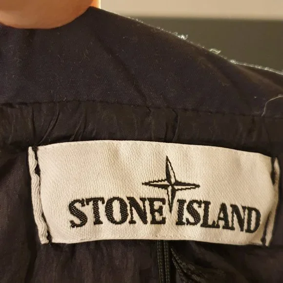 Stone Island Crinkle Reps Down Jacket ‘Black’ - Picture 9 of 11